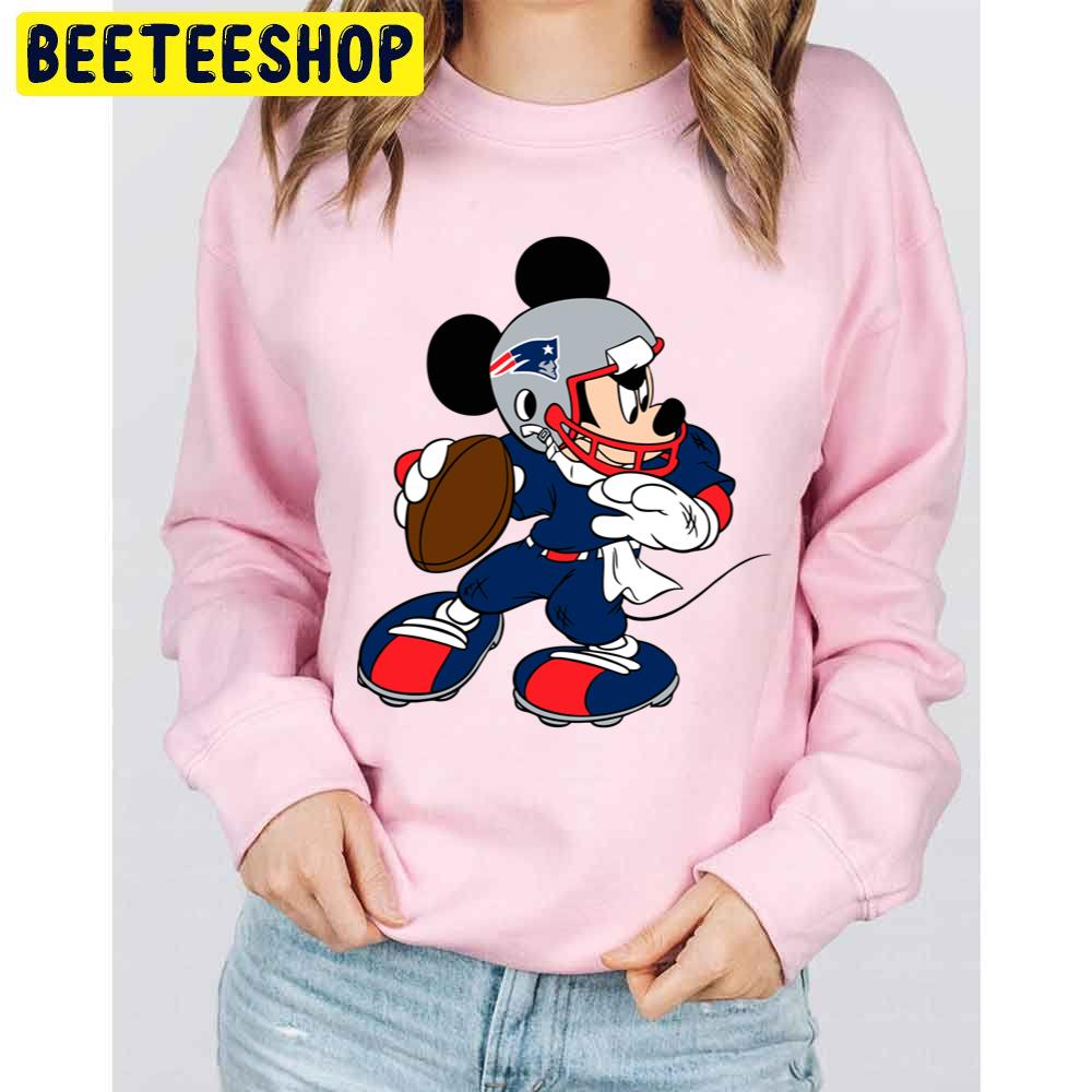 Mickey New England Patriots Football Trending Unisex Sweatshirt Mickey New England Patriots Football Trending Unisex Sweatshirt