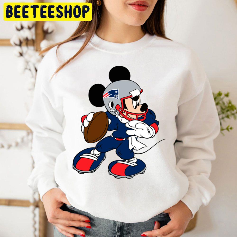 Mickey New England Patriots Football Trending Unisex Sweatshirt Mickey New England Patriots Football Trending Unisex Sweatshirt