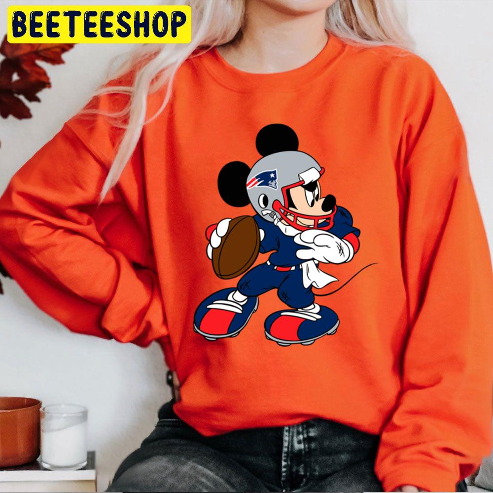 Mickey New England Patriots Football Trending Unisex Sweatshirt Mickey New England Patriots Football Trending Unisex Sweatshirt