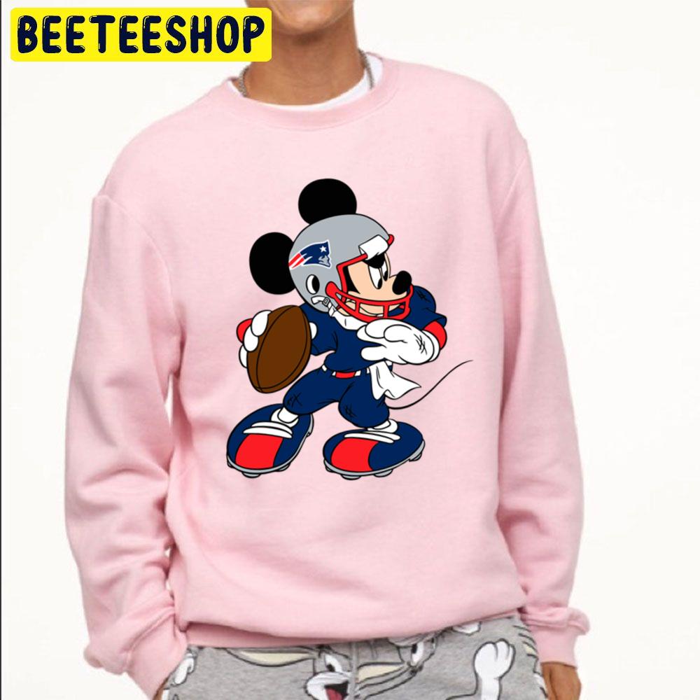 Mickey New England Patriots Football Trending Unisex Sweatshirt Mickey New England Patriots Football Trending Unisex Sweatshirt