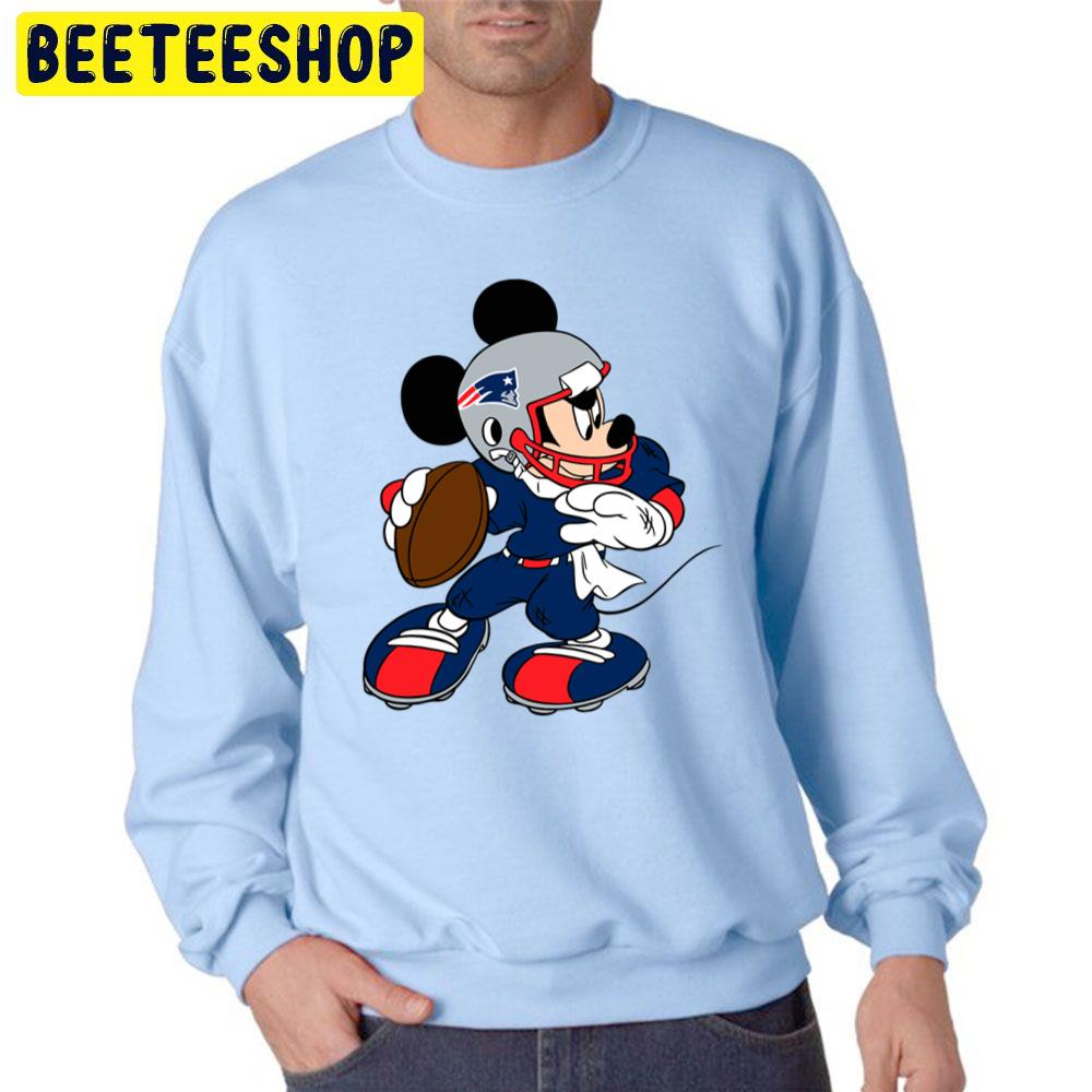 Mickey New England Patriots Football Trending Unisex Sweatshirt Mickey New England Patriots Football Trending Unisex Sweatshirt
