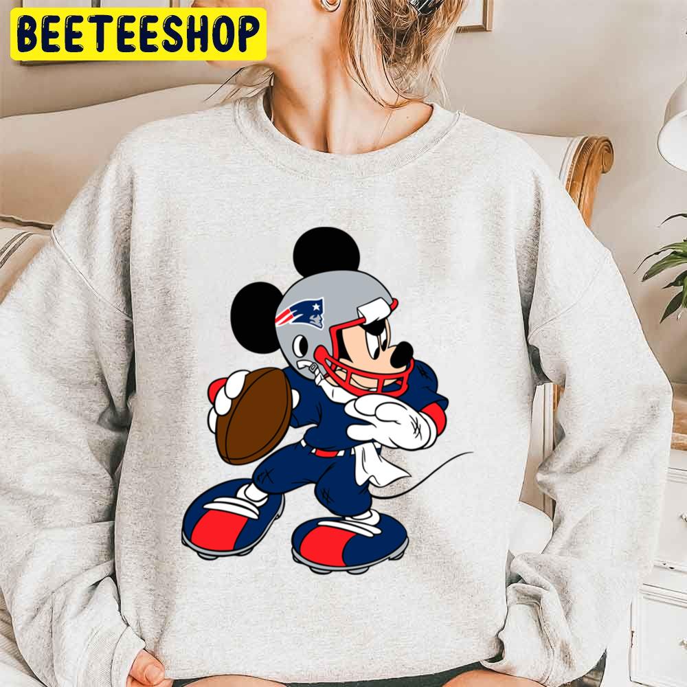 Mickey New England Patriots Football Trending Unisex Sweatshirt Mickey New England Patriots Football Trending Unisex Sweatshirt