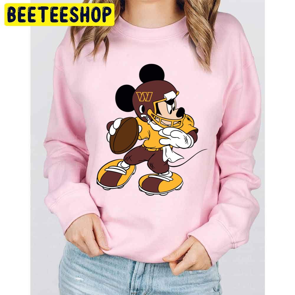 Mickey Washington Commanders Football Trending Unisex Sweatshirt Mickey Washington Commanders Football Trending Unisex Sweatshirt