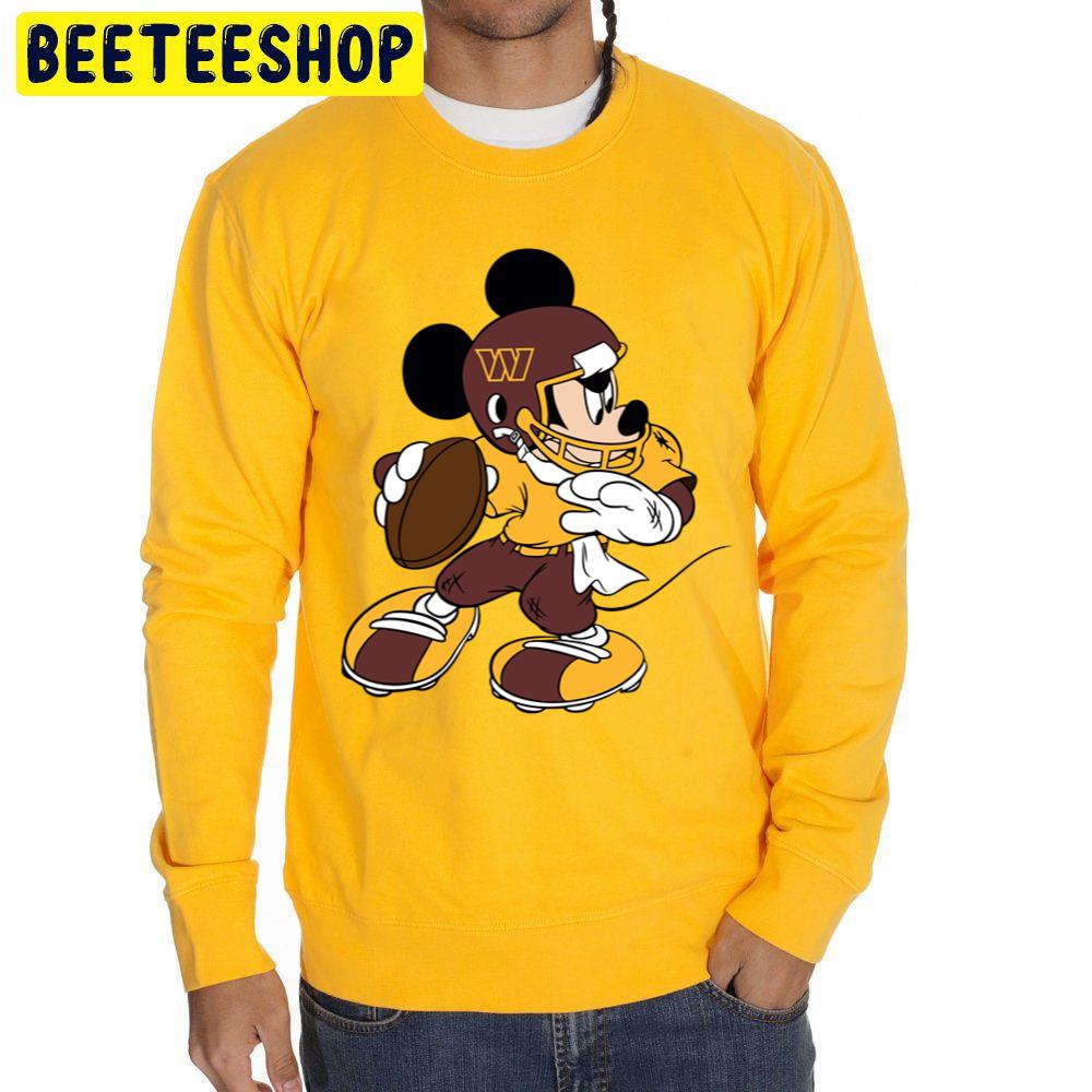 Mickey Washington Commanders Football Trending Unisex Sweatshirt Mickey Washington Commanders Football Trending Unisex Sweatshirt