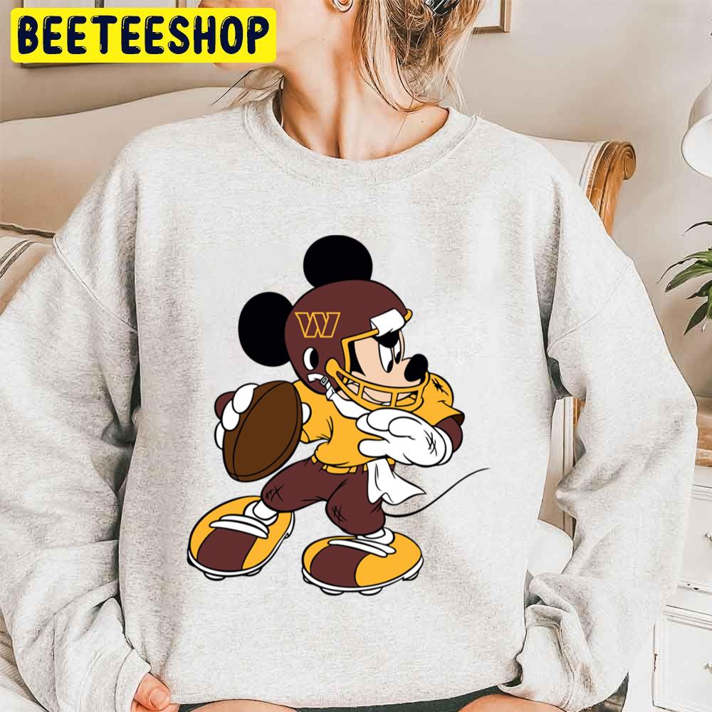 Mickey Washington Commanders Football Trending Unisex Sweatshirt Mickey Washington Commanders Football Trending Unisex Sweatshirt