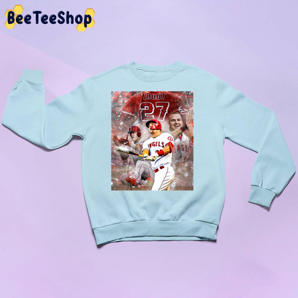 Mike Trout Los Angeles Angels Baseball Trending Unisex Sweatshirt Mike Trout Los Angeles Angels Baseball Trending Unisex Sweatshirt