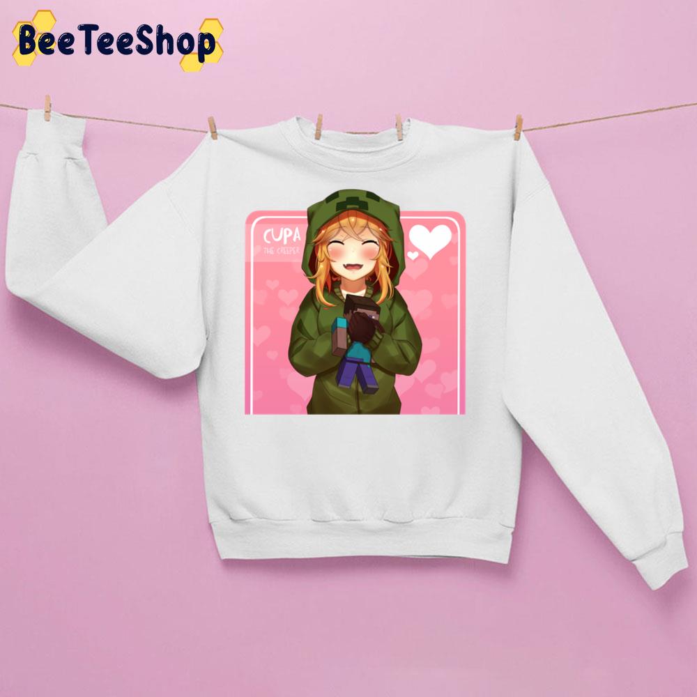 Minecraft Cupa The Creeper Trending Unisex Sweatshirt Minecraft Cupa The Creeper Trending Unisex Sweatshirt