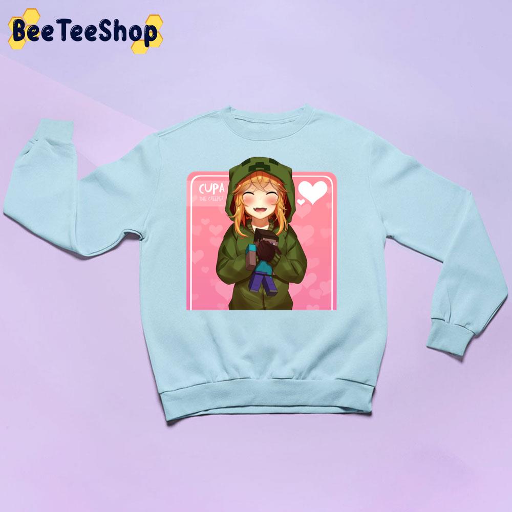 Minecraft Cupa The Creeper Trending Unisex Sweatshirt Minecraft Cupa The Creeper Trending Unisex Sweatshirt