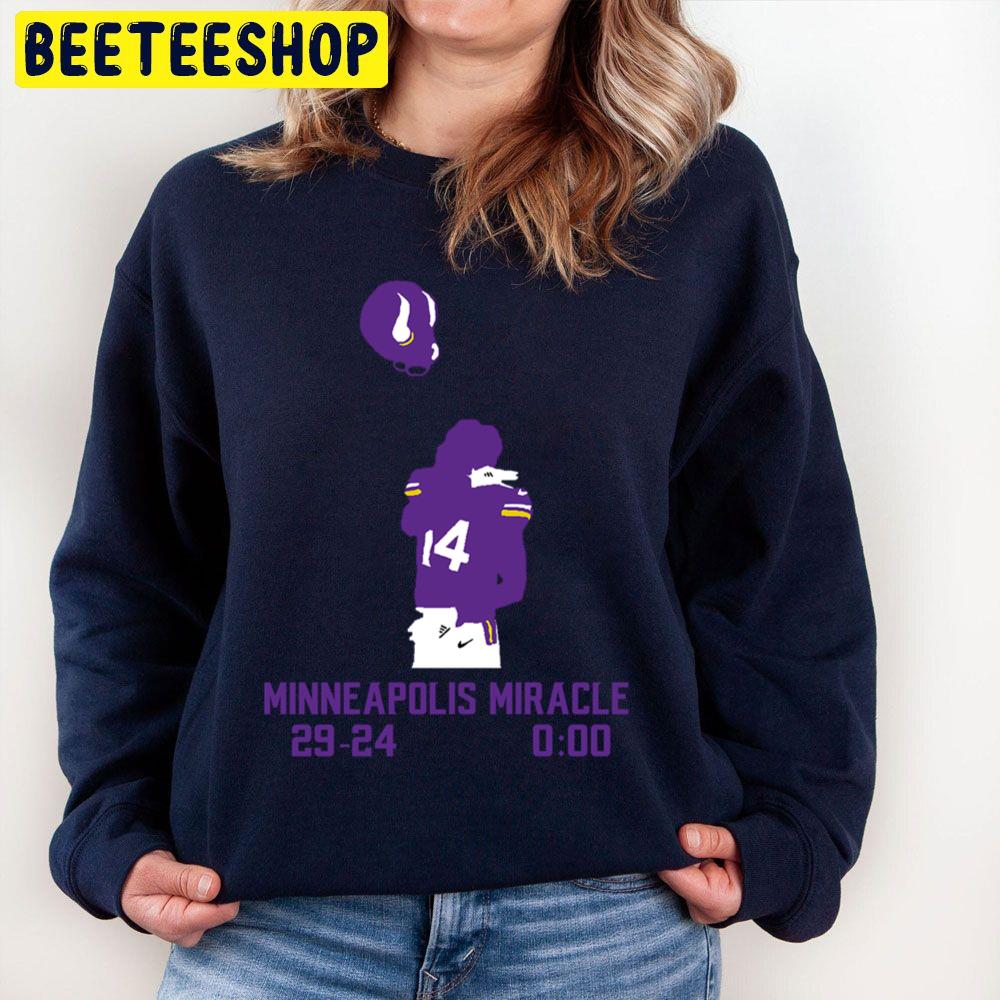 Minneapolis Miracle Minnesota Vikings Football Trending Unisex Sweatshirt Minneapolis Miracle Minnesota Vikings Football Trending Unisex Sweatshirt