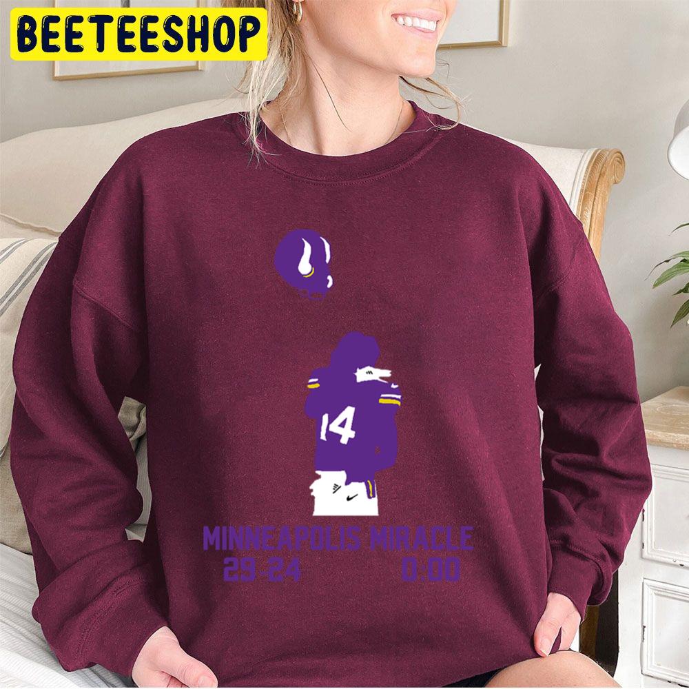 Minneapolis Miracle Minnesota Vikings Football Trending Unisex Sweatshirt Minneapolis Miracle Minnesota Vikings Football Trending Unisex Sweatshirt