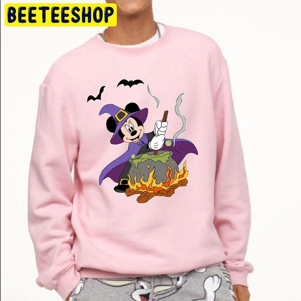Minnie Witch Cauldron Halloween Trending Unisex Sweatshirt Minnie Witch Cauldron Halloween Trending Unisex Sweatshirt