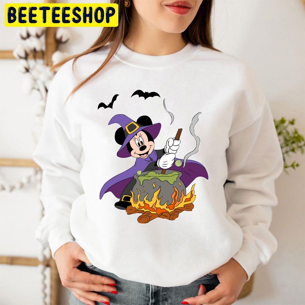 Minnie Witch Cauldron Halloween Trending Unisex Sweatshirt Minnie Witch Cauldron Halloween Trending Unisex Sweatshirt