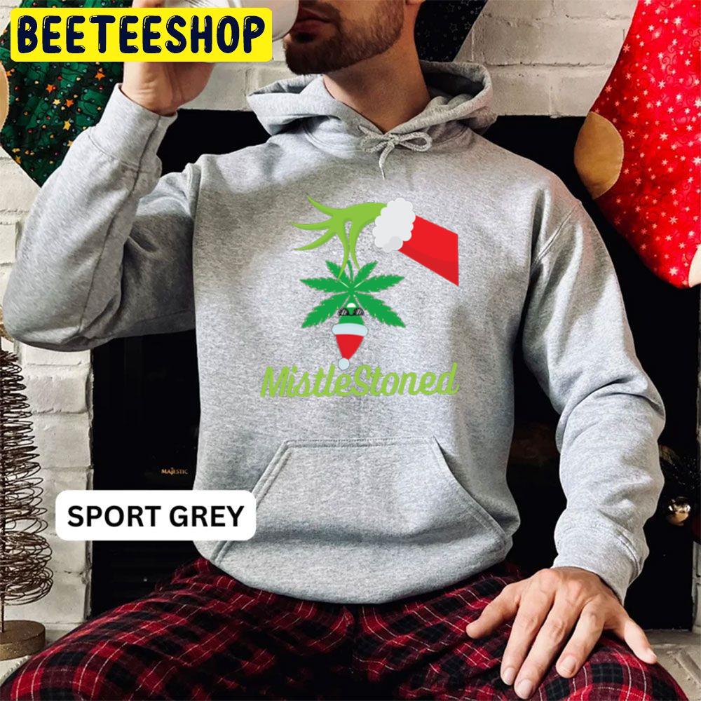 Mistlestoned Grinch And Weed Christmas Trending Unisex Hoodie Mistlestoned Grinch And Weed Christmas Trending Unisex Hoodie
