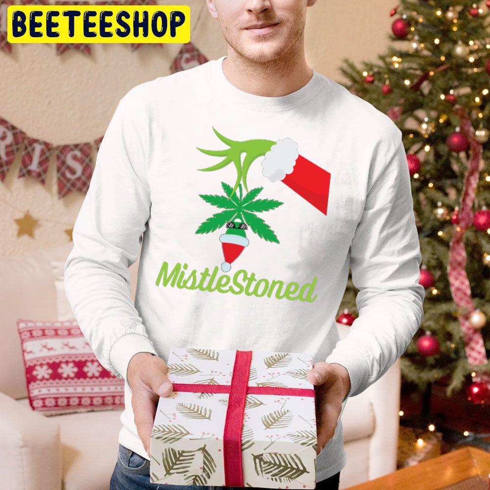 Mistlestoned Grinch And Weed Christmas Trending Unisex Hoodie Mistlestoned Grinch And Weed Christmas Trending Unisex Hoodie