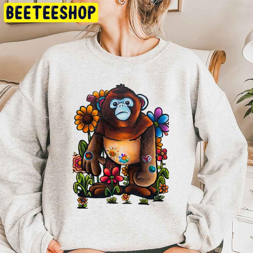 Monkey Drawin Trending Unisex Sweatshirt Monkey Drawin Trending Unisex Sweatshirt