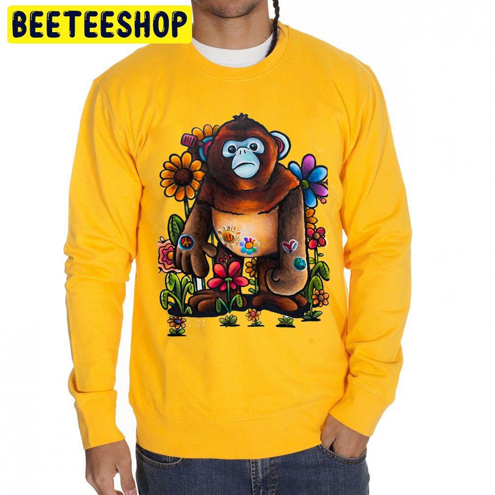 Monkey Drawin Trending Unisex Sweatshirt Monkey Drawin Trending Unisex Sweatshirt