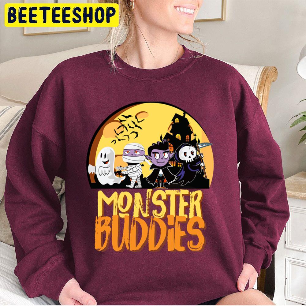 Monster Buddies Fun Halloween Party Unisex Sweatshirt Monster Buddies Fun Halloween Party Unisex Sweatshirt