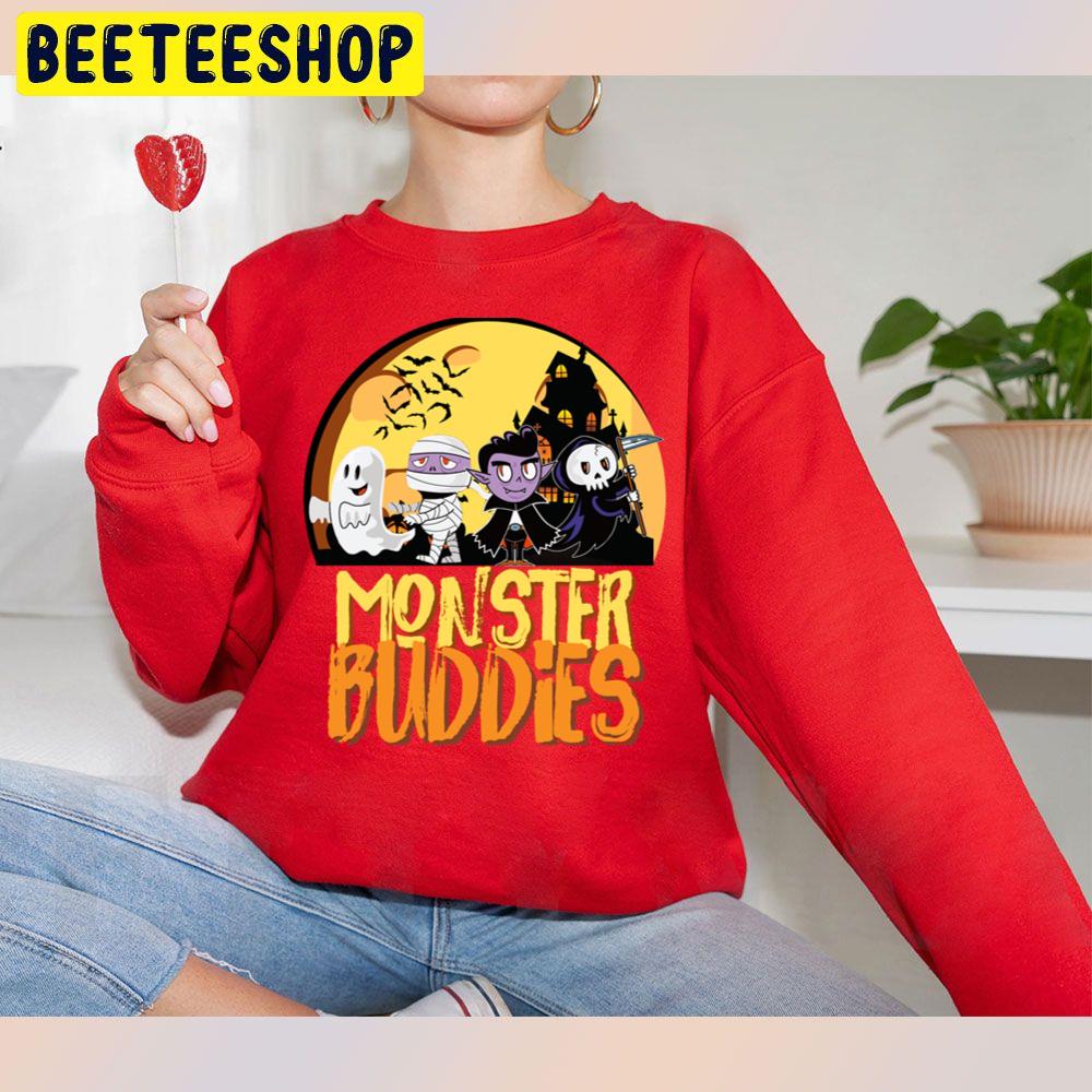 Monster Buddies Fun Halloween Party Unisex Sweatshirt Monster Buddies Fun Halloween Party Unisex Sweatshirt