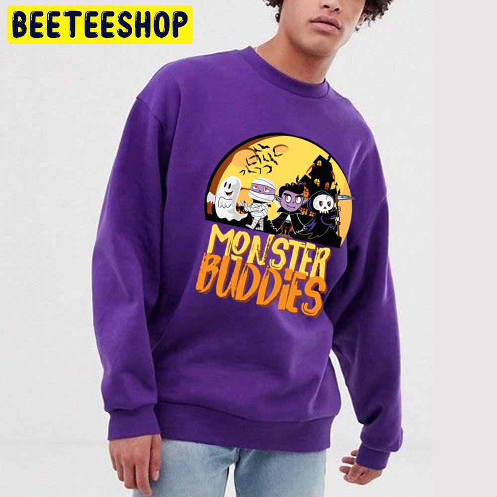 Monster Buddies Fun Halloween Party Unisex Sweatshirt Monster Buddies Fun Halloween Party Unisex Sweatshirt