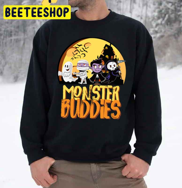 Monster Buddies Fun Halloween Party Unisex Sweatshirt Monster Buddies Fun Halloween Party Unisex Sweatshirt