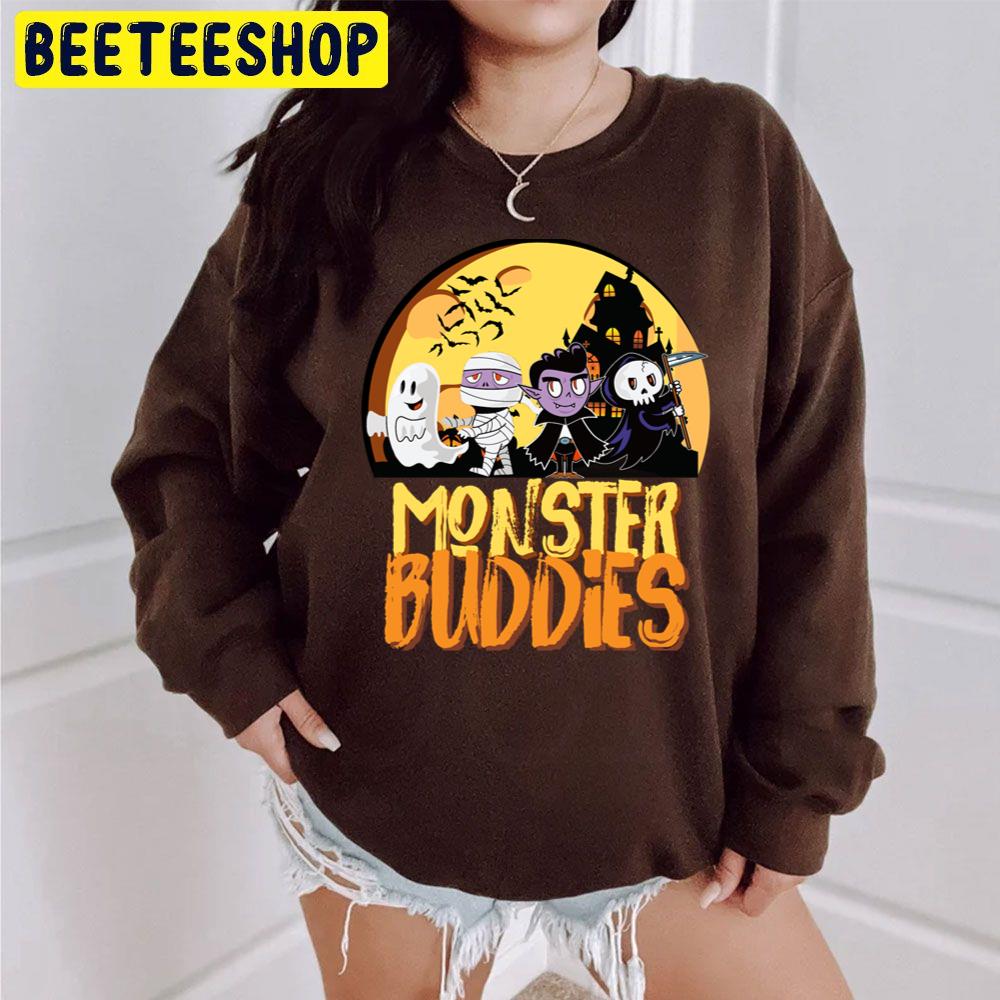 Monster Buddies Fun Halloween Party Unisex Sweatshirt Monster Buddies Fun Halloween Party Unisex Sweatshirt