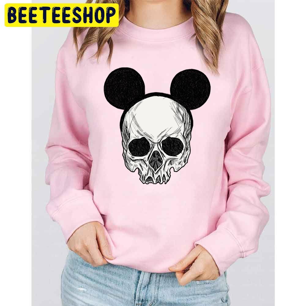 Mouse Skull Halloween Trending Unisex Sweatshirt Mouse Skull Halloween Trending Unisex Sweatshirt
