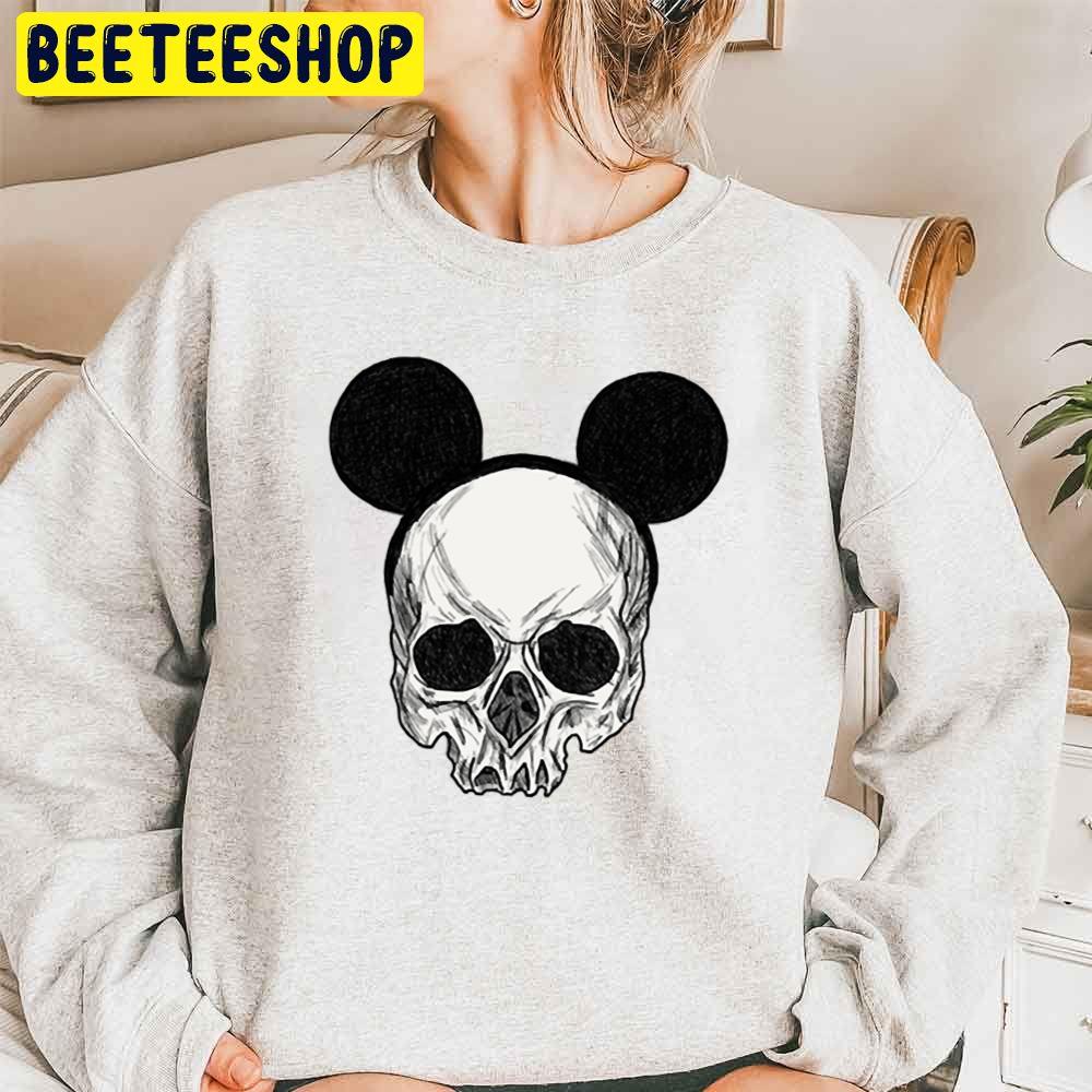 Mouse Skull Halloween Trending Unisex Sweatshirt Mouse Skull Halloween Trending Unisex Sweatshirt