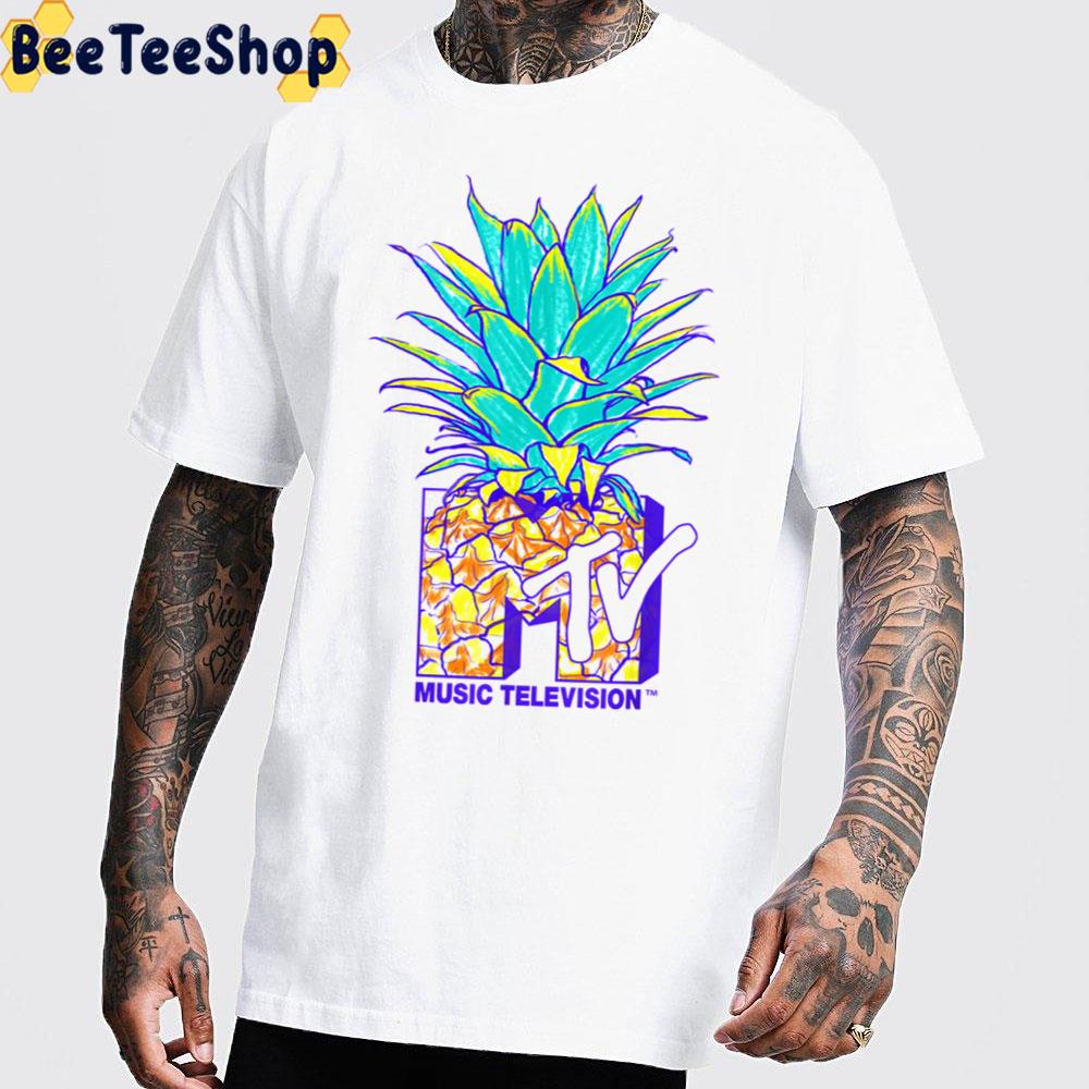 Mtv Pineapple Colorful Logo Music Television Graphic Trending Unisex Sweatshirt Mtv Pineapple Colorful Logo Music Television Graphic Trending Unisex Sweatshirt