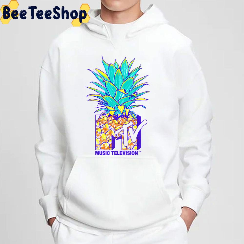 Mtv Pineapple Colorful Logo Music Television Graphic Trending Unisex Sweatshirt Mtv Pineapple Colorful Logo Music Television Graphic Trending Unisex Sweatshirt