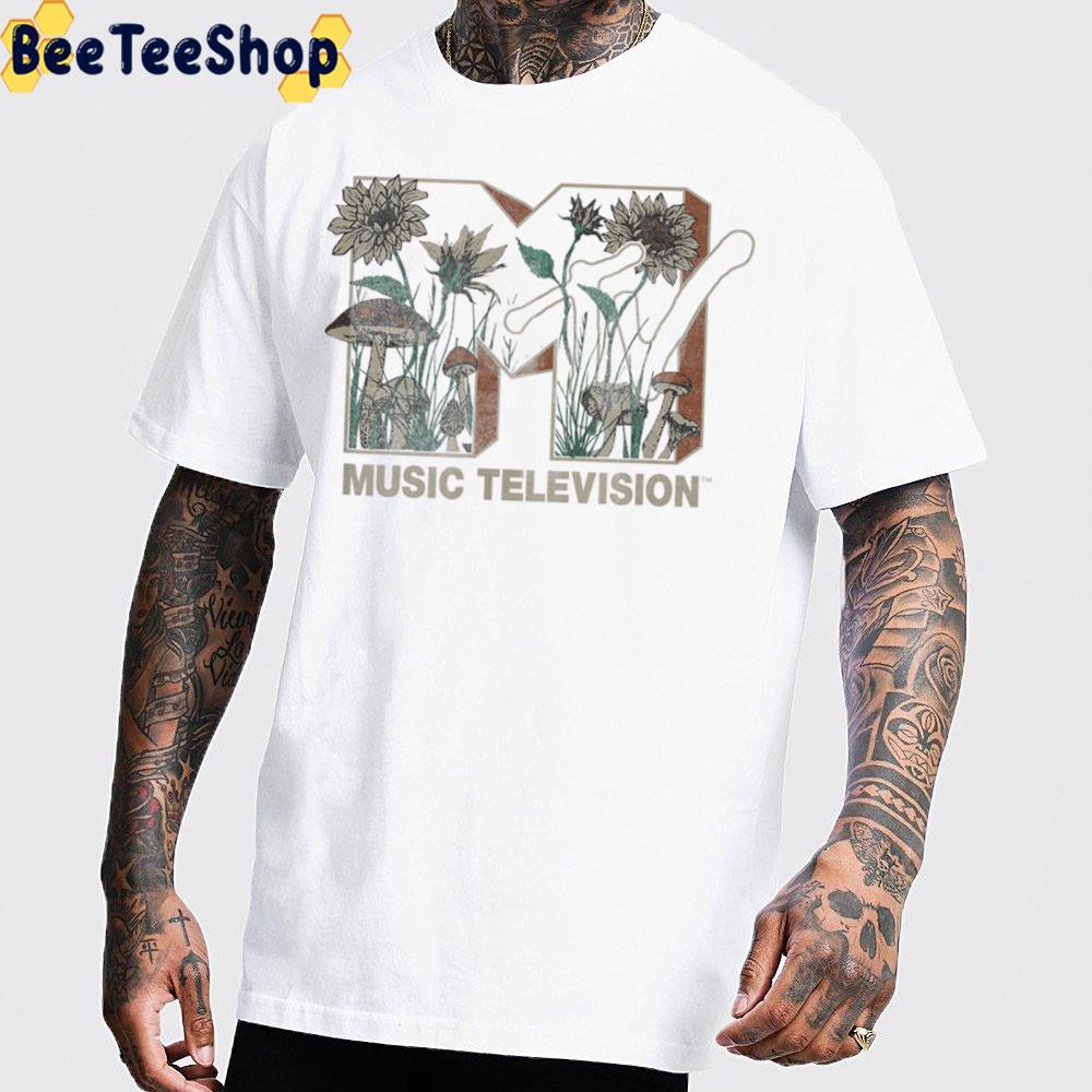 Music Television Wild Flower Mushrooms Mtv Logo Trending Unisex Sweatshirt Music Television Wild Flower Mushrooms Mtv Logo Trending Unisex Sweatshirt