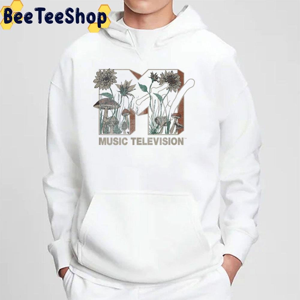 Music Television Wild Flower Mushrooms Mtv Logo Trending Unisex Sweatshirt Music Television Wild Flower Mushrooms Mtv Logo Trending Unisex Sweatshirt