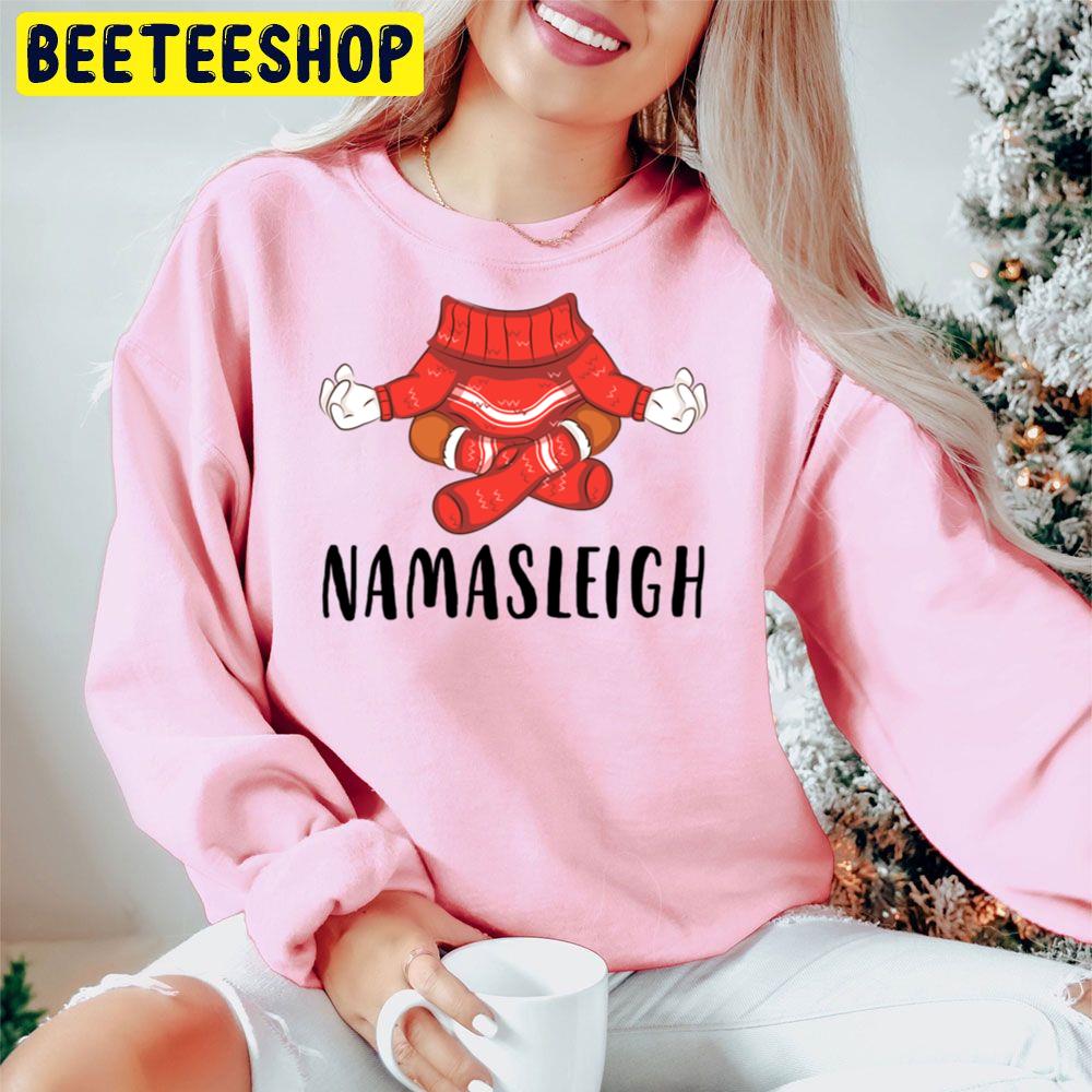 Namasleigh Yoga Funny Body Christmas Trending Unisex Hoodie Namasleigh Yoga Funny Body Christmas Trending Unisex Hoodie