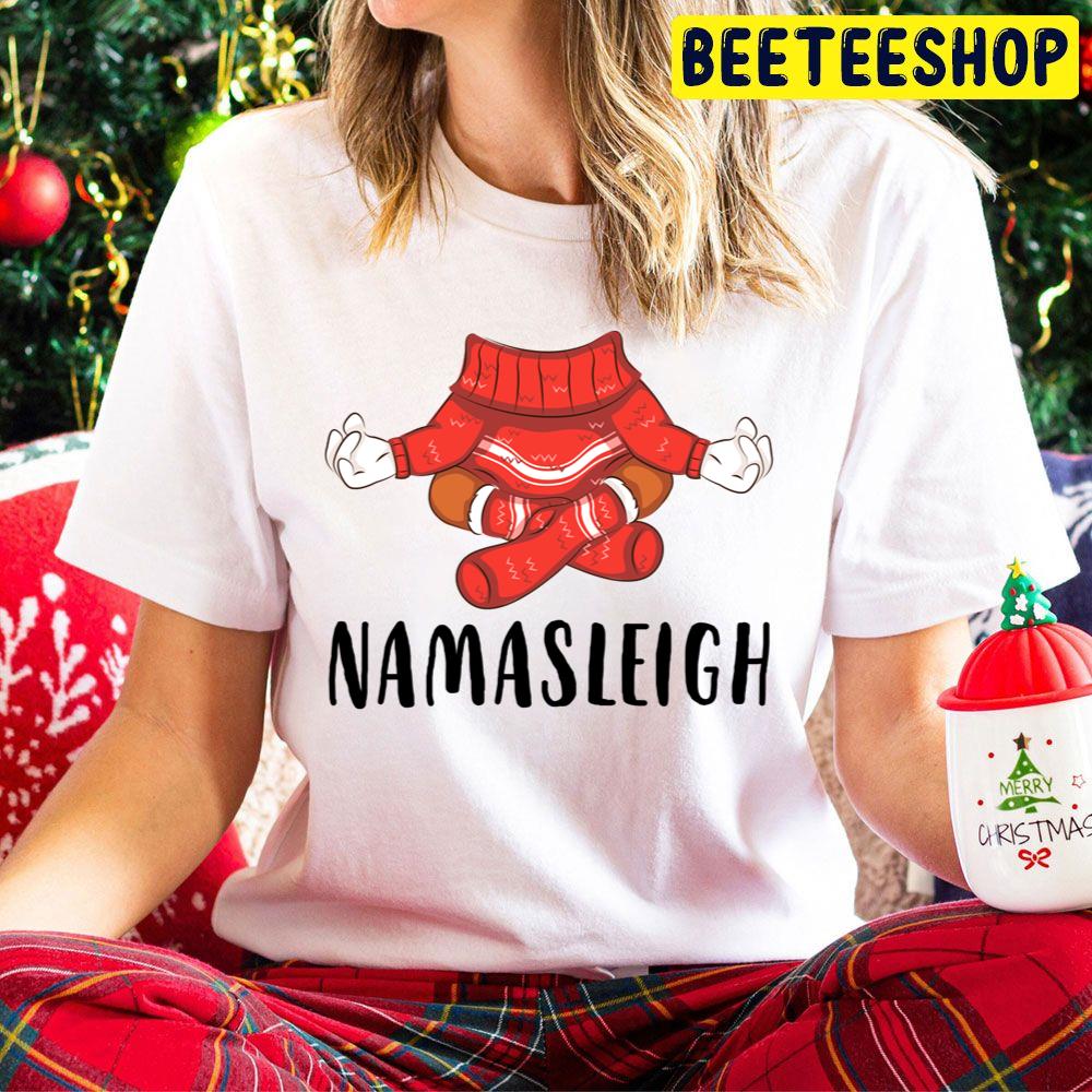 Namasleigh Yoga Funny Body Christmas Trending Unisex Hoodie Namasleigh Yoga Funny Body Christmas Trending Unisex Hoodie