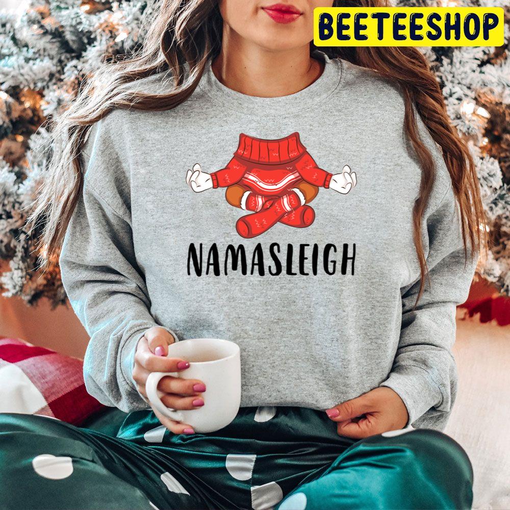 Namasleigh Yoga Funny Body Christmas Trending Unisex Hoodie Namasleigh Yoga Funny Body Christmas Trending Unisex Hoodie