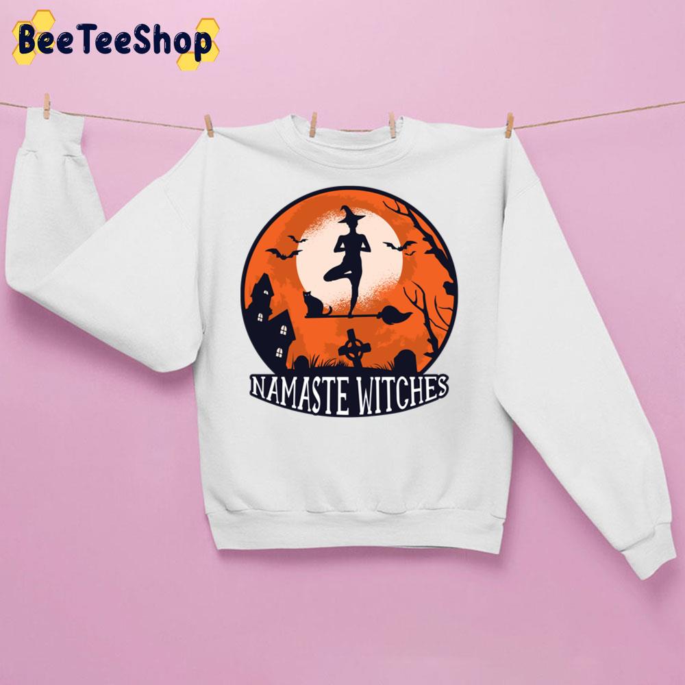 Namaste Witches Funny Halloween Trending Unisex Sweatshirt Namaste Witches Funny Halloween Trending Unisex Sweatshirt