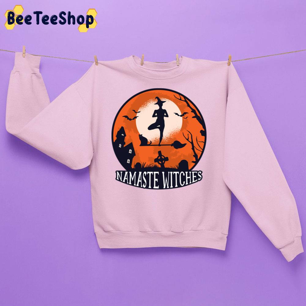Namaste Witches Funny Halloween Trending Unisex Sweatshirt Namaste Witches Funny Halloween Trending Unisex Sweatshirt