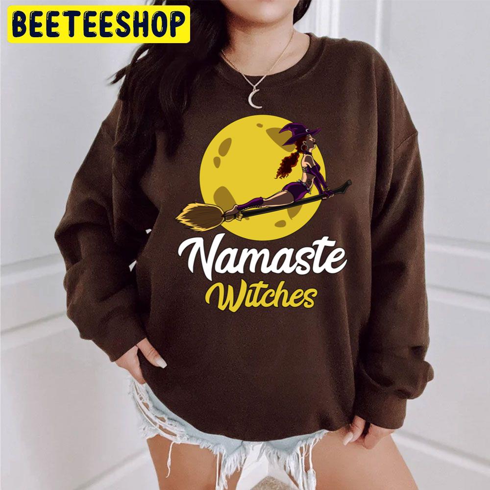 Namaste Witches Halloween Trending Unisex Sweatshirt Namaste Witches Halloween Trending Unisex Sweatshirt