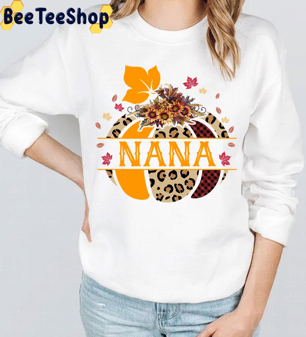 Nana Pumpkin Leopard Sunflower Halloween Trending Unisex Sweatshirt Nana Pumpkin Leopard Sunflower Halloween Trending Unisex Sweatshirt