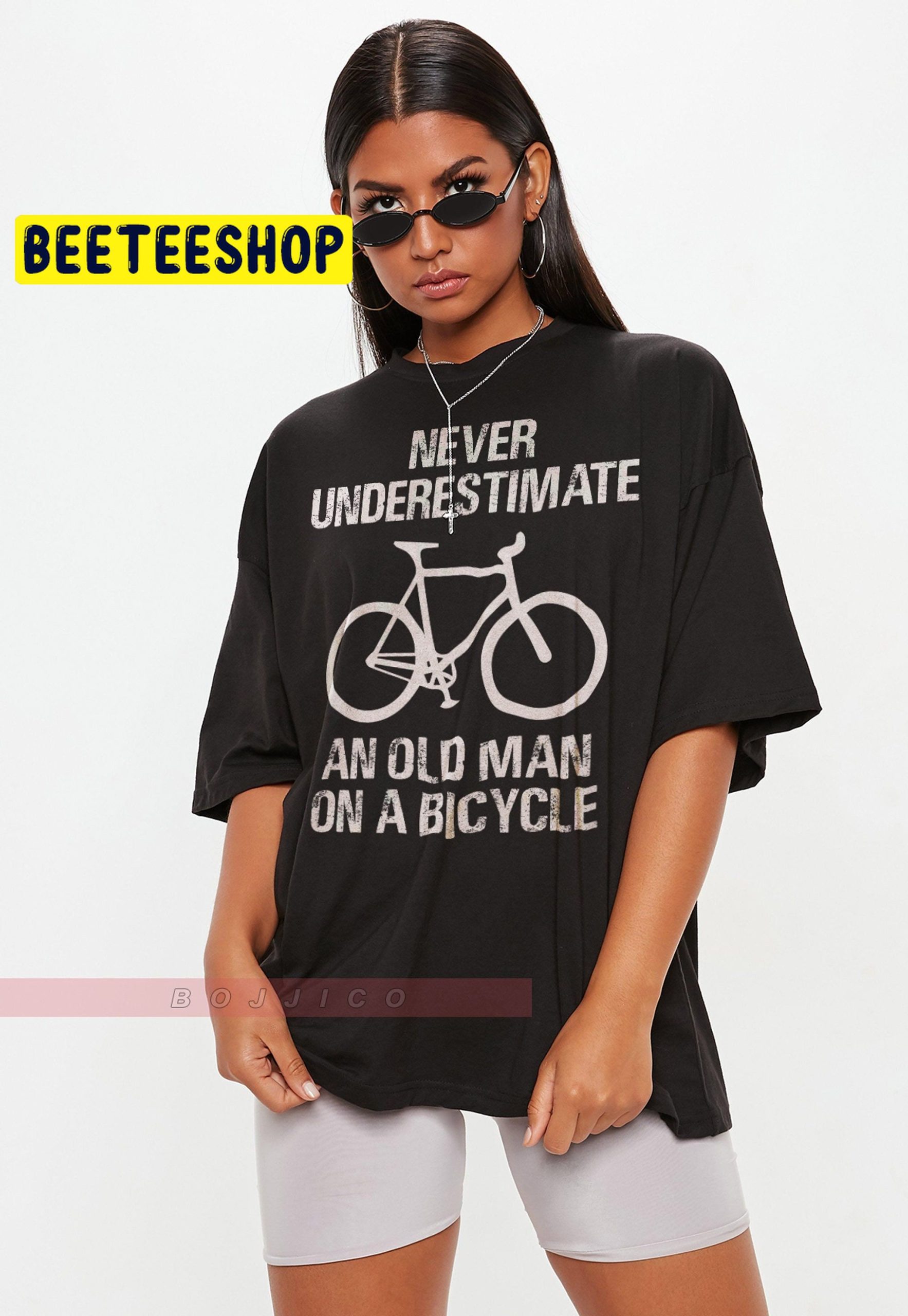 Never Underestimate An Old Guy On A Bicycle Trending Unisex T-Shirt Never Underestimate An Old Guy On A Bicycle Trending Unisex T-Shirt