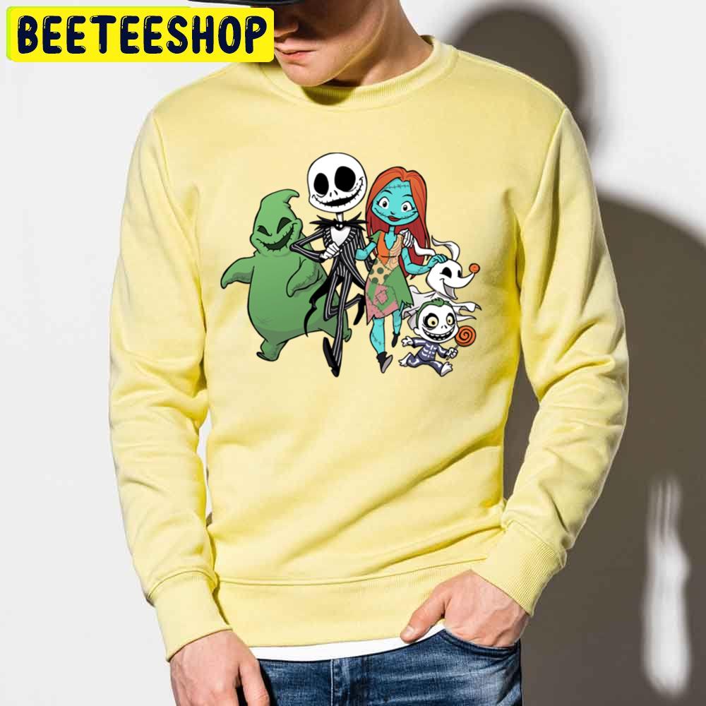 Nightmare Before Christmas Friends Halloween Trending Unisex Sweatshirt Nightmare Before Christmas Friends Halloween Trending Unisex Sweatshirt