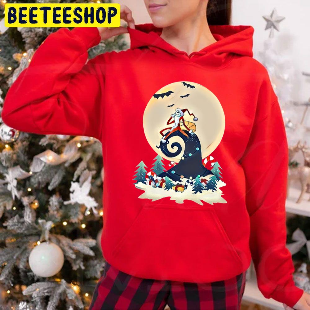 Nightmare Before Christmas Jack Skellington Santa Trending Unisex Hoodie Nightmare Before Christmas Jack Skellington Santa Trending Unisex Hoodie