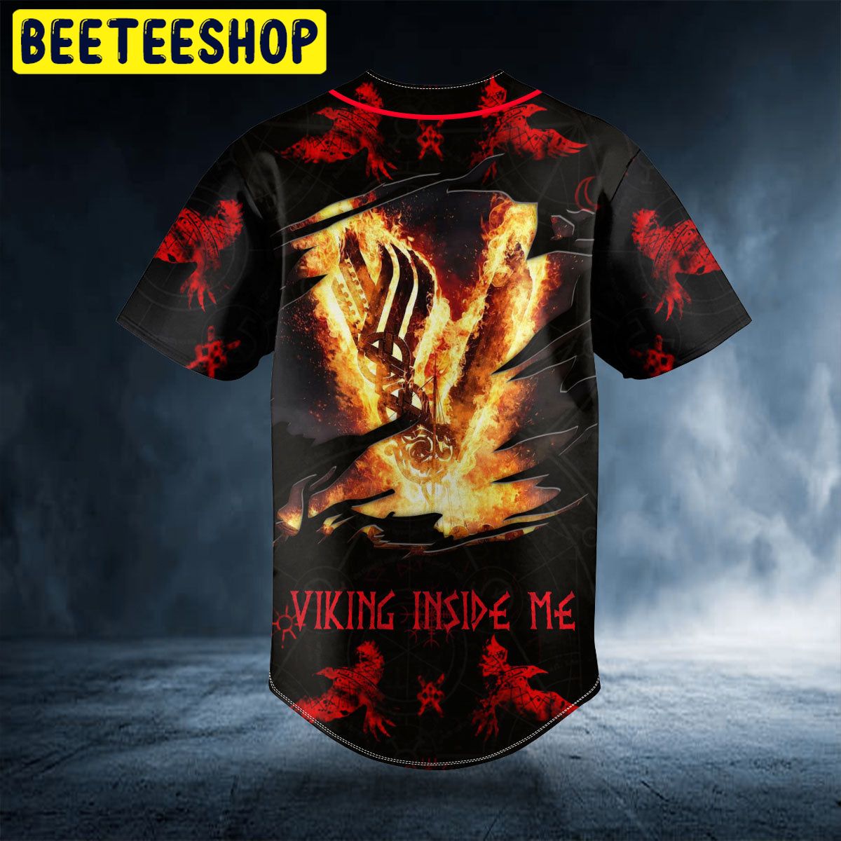Norse Myth Fire V Inside Me Viking Trending Baseball Jersey Norse Myth Fire V Inside Me Viking Trending Baseball Jersey