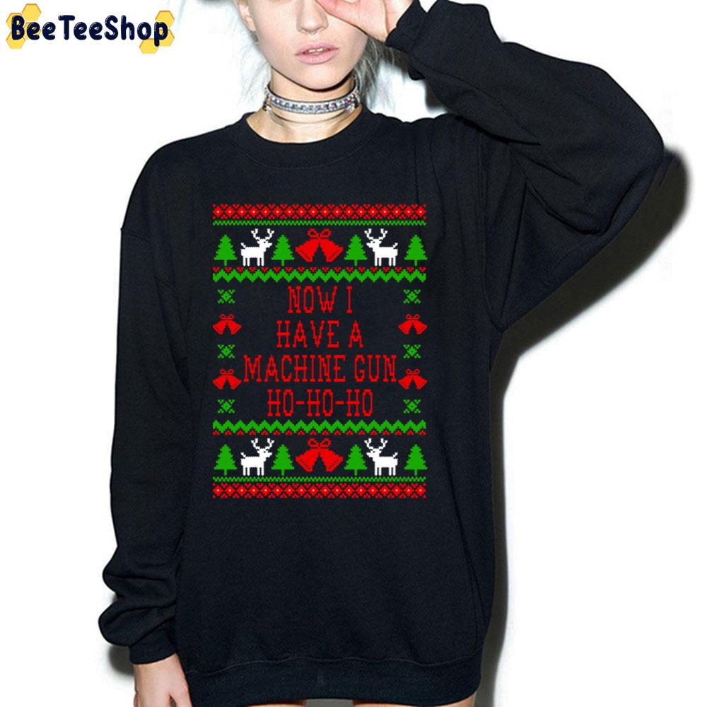 Now I Have A Machine Gun Ho-Ho-Ho Die Hard Quote Ugly Pattern Trending Unisex Sweatshirt Now I Have A Machine Gun Ho-Ho-Ho Die Hard Quote Ugly Pattern Trending Unisex Sweatshirt