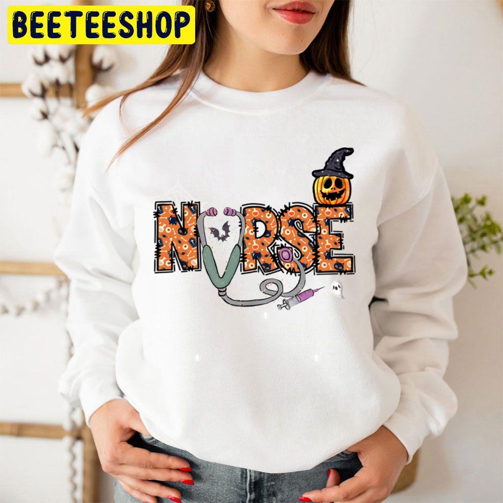 Nurse Halloween Alphabets Trending Unisex Sweatshirt Nurse Halloween Alphabets Trending Unisex Sweatshirt