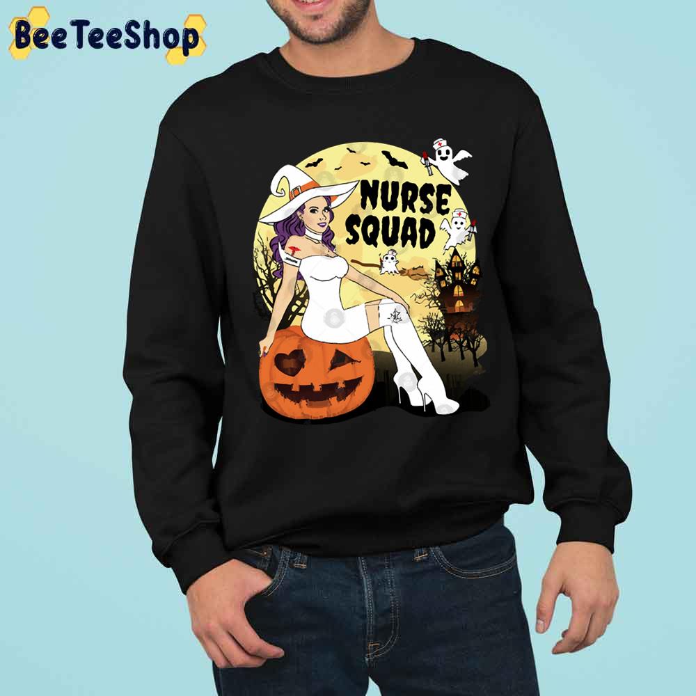 Nurse Squad Halloween Trending Unisex Sweatshirt Nurse Squad Halloween Trending Unisex Sweatshirt