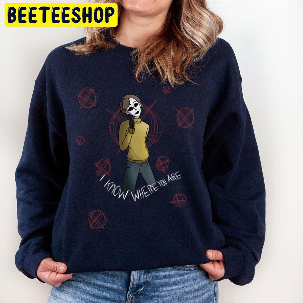 O Konw Where You Are Masky Halloween Trending Unisex Sweatshirt O Konw Where You Are Masky Halloween Trending Unisex Sweatshirt
