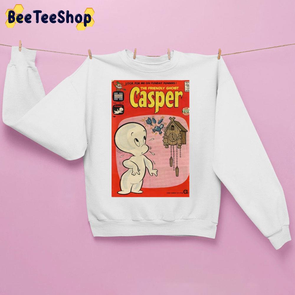 O'clock Casper Vintage Comic Unisex Sweatshirt O'clock Casper Vintage Comic Unisex Sweatshirt