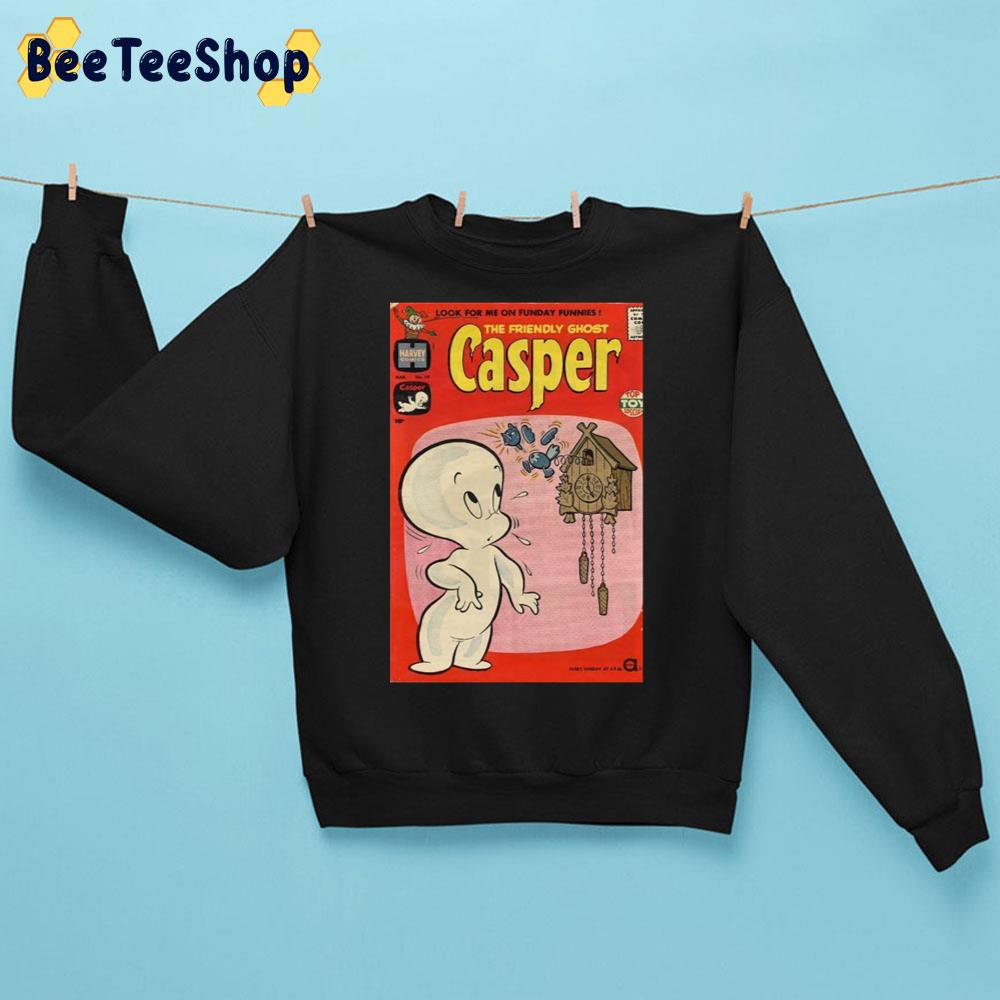 O'clock Casper Vintage Comic Unisex Sweatshirt O'clock Casper Vintage Comic Unisex Sweatshirt