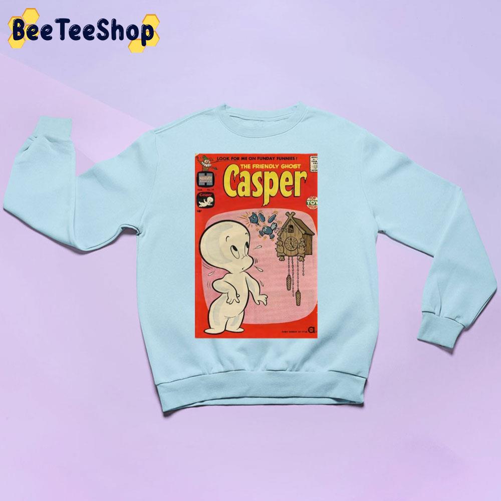 O'clock Casper Vintage Comic Unisex Sweatshirt O'clock Casper Vintage Comic Unisex Sweatshirt