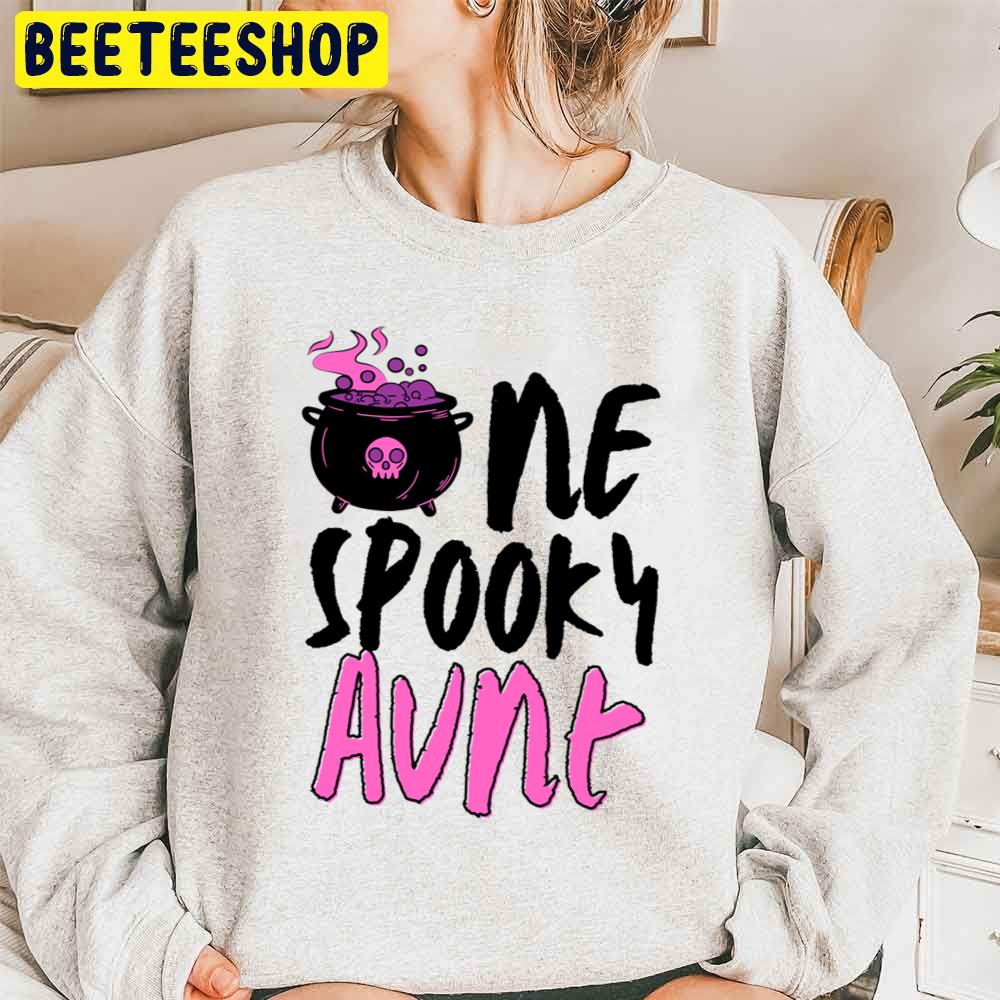 One Spooky Aunt Aunt Halloween Trending Unisex Sweatshirt One Spooky Aunt Aunt Halloween Trending Unisex Sweatshirt